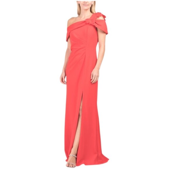 Adrianna Papell Dresses & Skirts - ADRIANNA PAPELL Asymmetrical Knit Crepe Gown